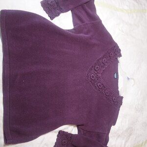 Honors purple sweater